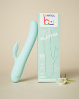 Control Be Playful - Vibrador para trás e para a frente com estimulador clitoriano