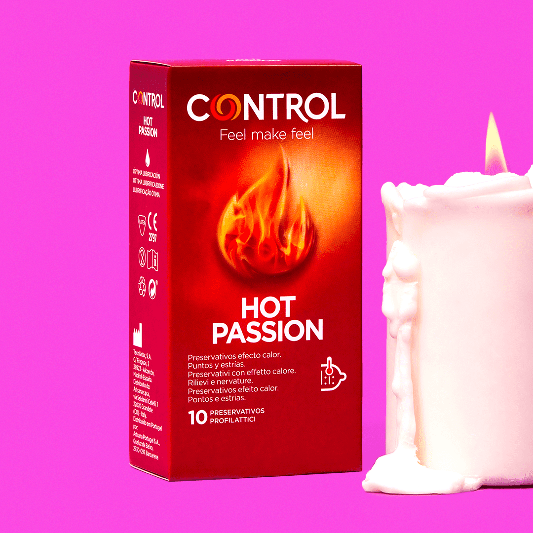 Control Preservativos Hot Passion 10