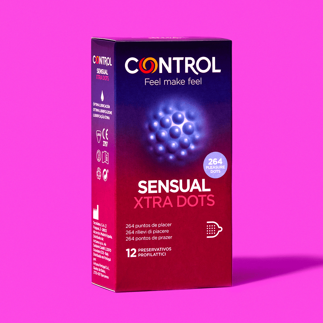 Control Preservativos Sensual Xtra Dots 12