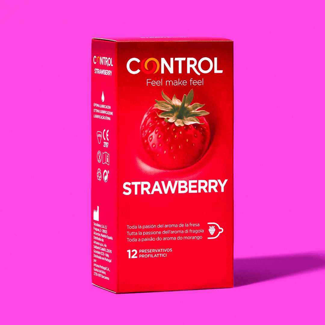 Control Preservativos Strawberry 12