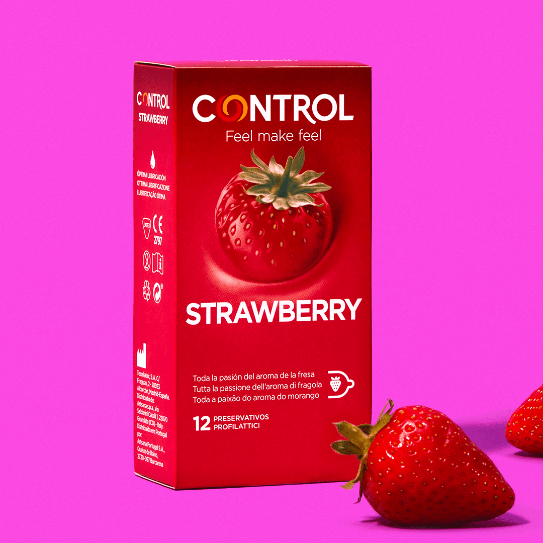 Control Preservativos Strawberry 12