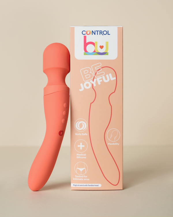 Control Be Joyful - Varinha Vibratória com Cabeça Flexível